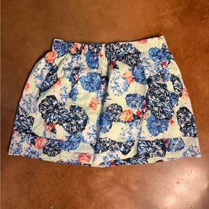 J CREW Floral Mini Skirt